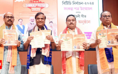 BJP launches manifesto for Bodoland Territorial Council elections, promises development and unity | Guwahati News