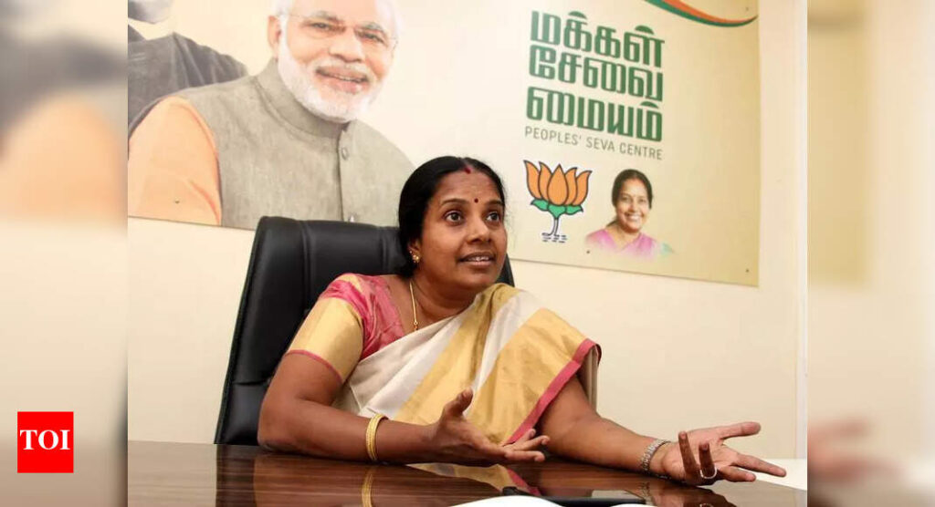 Govt schools in Tamil Nadu lack enough teachers, facilities, claims BJP’s Vanathi Srinivasan | Coimbatore News