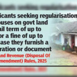 Can’t sell regularised houses on Goa govt land for 20 years: Draft rules | Goa News