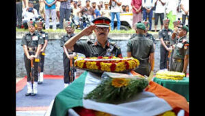 Officer Cadet Balu cremated with full military honors