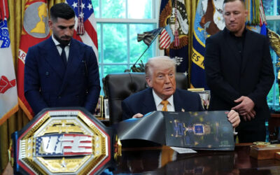 UFC Star Ilia Topuria Roasts Trump With 'Never Thought You'd Be Kind' Quip During White House Visit