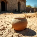 A 400-year-old Native American pot lay buried beneath a Spanish mission in Florida until archaeologists found it completely intact
