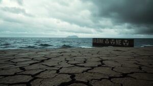 The US buried 85,000 cubic metres of nuclear waste beneath a Pacific island. Now the ocean is rising around it