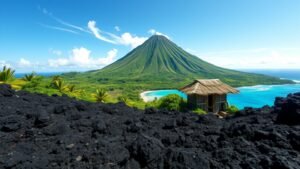 Inside one of America's most active volcanoes: How Pagan Island became home to just two residents