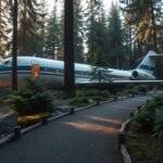 In 1999, an Oregon engineer spent $100,000 on a retired Boeing 727 and turned it into a home deep in the forest