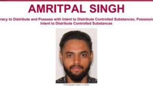 Indian national Amritpal Singh added to FBI’s 'Most Wanted' list in drug trafficking case