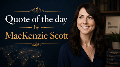 Quote of the day by MacKenzie Scott: "I would much rather have a kid with nine fingers than a resourceless kid"