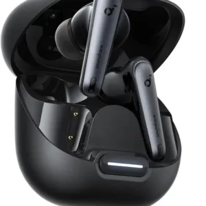 soundcore by Anker Liberty 4 NC Adaptive Noise Cancelling Earbuds, 98.5% Noise Reduction to Ears and Environment, Hi-Res Sound, 50H Battery, Wireless Charging, Bluetooth 5.3 | Adaptive ANC reduces 98.5% noise, Hi-Res sound, 50H battery, wireless charging, Bluetooth 5.3, comfortable fit