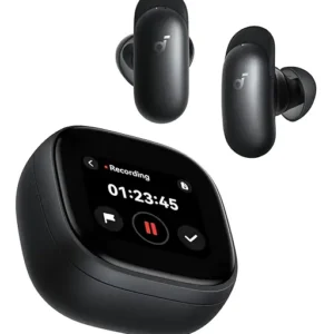 soundcore Anker Liberty 5 Pro Max Wireless Earbuds, AI Note-Taker(120 Free Mins/Mo, Membership for More) for in-Person Meetings, Whisper-Clear Calls, ANC, Smart Case, 5 Mins Charge = 4 Hrs Playtime