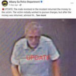 Albany Police Department issues BOLO for a man who picked $30 from the floor while shopping at Walmart; faces backlash, says no charges will be filed