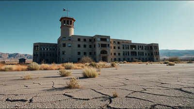 California built a town for 4,000 iron miners in 1948. Today it is one of America's largest ghost towns, with homes and a hospital still standing