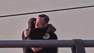 ‘You are loved’: US cop hugs man battling mental health crisis, talks him out of jumping off bridge