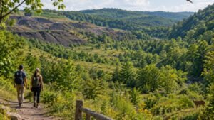 An Ohio community is negotiating to buy 850 acres from a coal company; if successful, the public forest could link about 74,000 acres between Wayne National Forest and Strouds Run State Park