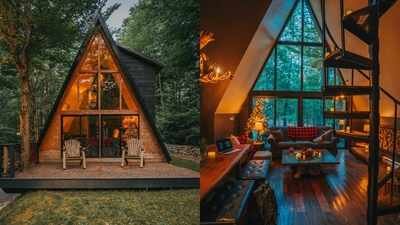 In 2015, a Connecticut carpenter and his wife bought 5 acres in upstate New York for $27,000; he built three cabins, and the rentals generated more than $2.1 million