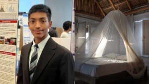 Meet Rajarshi Mandal, the 16-year-old Lexington student whose malaria model showed the same mosquito-net supply could prevent twice as many infections; he won $50,000