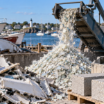 Rhode Island pilot recycled 80 short tons of fibreglass from old boats using a $105,000 NOAA grant, turning shredded hulls into cement material