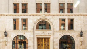 Denver's historic bank building was bought for $17.6 million and got a $22.4 million renovation; after WeWork left, the 107,630-sq-ft property is now 100% vacant