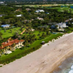A Florida billionaire bought an 8.4-acre oceanfront estate for $80 million in 2021; five years later, the vacant property is asking $165 million, with 562 feet of Atlantic frontage