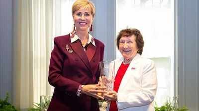Dawn Chaney was a three-sport athlete at Texas Woman's University in the 1960s; decades later, she gave $10 million for a new athletics complex
