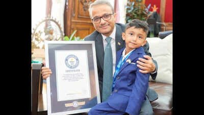 Meet Advay Jain: Indian-American kid who made Guinness record as the youngest person to publish a book. He was 3 when he wrote 'Dino Learns Not To Waste Food'