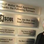 Jon Bon Jovi's foundation helped turn part of the former Walter Reed Army Medical Center into housing; in 2019, the Washington project opened with homes for 77 formerly homeless veterans