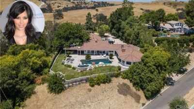 Kim Kardashian once owned a 1.5-acre Hidden Hills ranch split by a road, with a four-stall horse stable on the other side