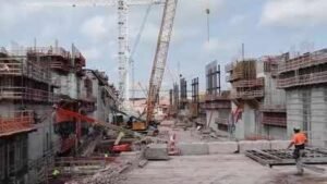 Michigan's $3.219 billion Soo Locks project has reached 50% of its final phase, on track for completion by 2030; crews will use 400,000 cubic yards of concrete, enough for a sidewalk from Sault Ste. Marie to Orlando