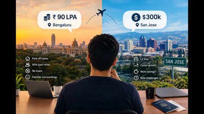 Rs 90 LPA in Bengaluru or $300k in San Jose: Redditor asks if it's wiser to move to US on an L1 visa