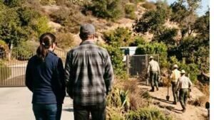 California couple says county entered their property for road-safety work, they spent $300,000 fixing alleged damage and then received a $676,703 bill; fresh federal court order keeps part of fight alive